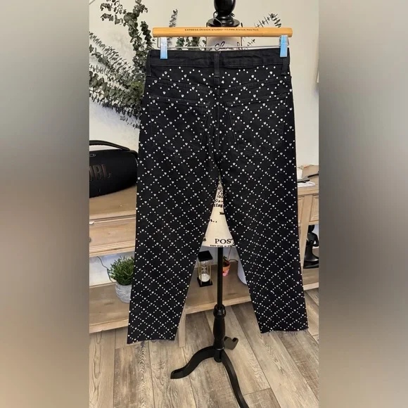 Topshop Black Studded Women's Jeans - Picture 11 of 16